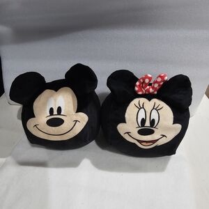 Disney Cubed Minnie Mouse & Mickey 5" Plush Stuffed Animal L👀K Square